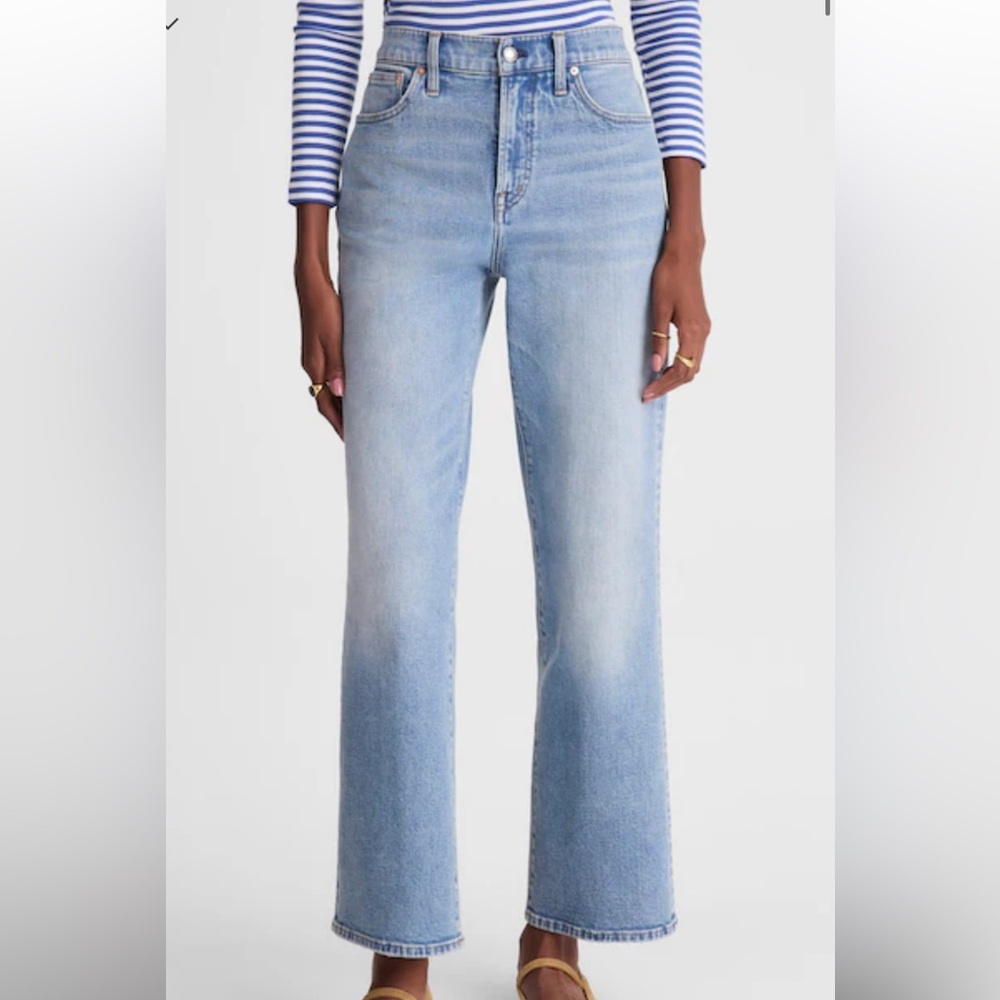 Madewell “The perfect vintage wide-leg crop Jean”